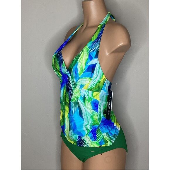 New. La Blanca tropical tankini top. Size 8. Retails $95 - Picture 5 of 6